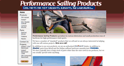 Desktop Screenshot of performancesailingproducts.com