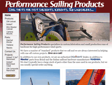 Tablet Screenshot of performancesailingproducts.com